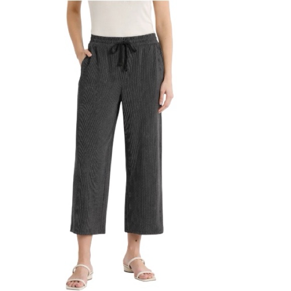 Bobeau Ember Ribbed Wide Leg Pants Nwt